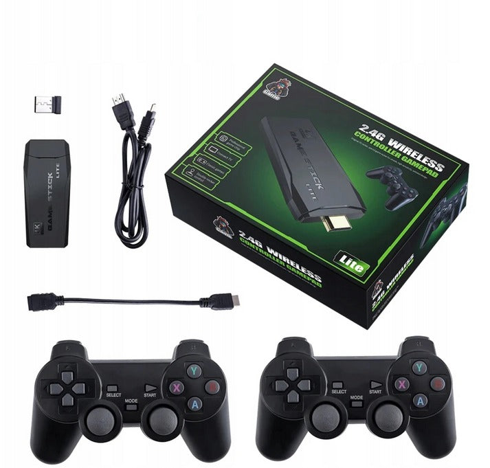 Game Stick - Játékkonzol + 2 játékvezérlő