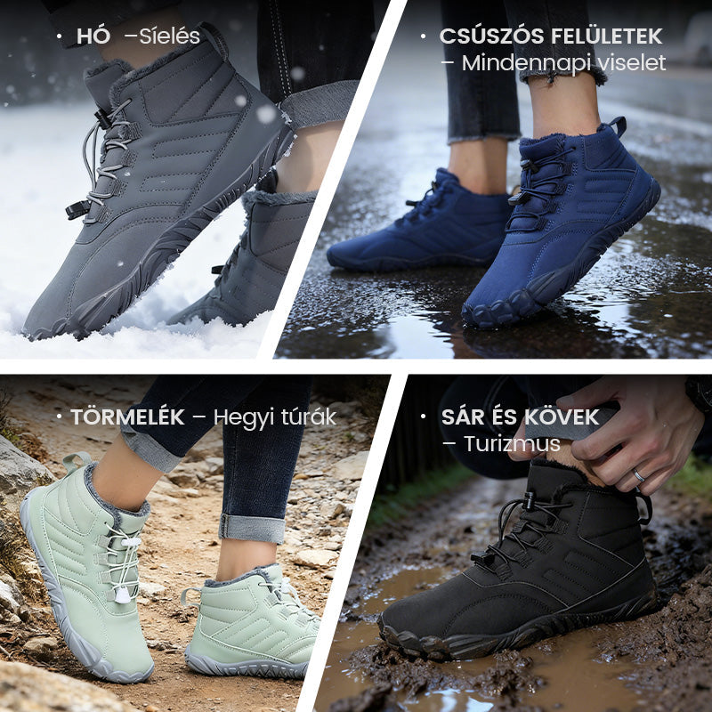 ❄️CSÚSZÁSMENTES ÉS VÍZÁLLÓ TÉLI MEZÍTLÁBAS CIPŐ (UNISEX)👟
