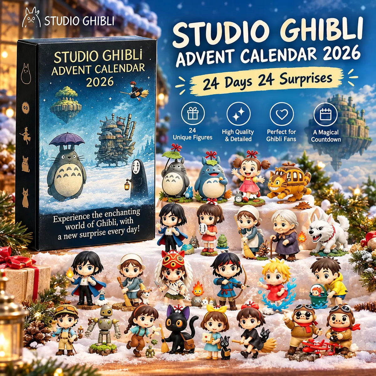 Classic Studio Ghibli Anime Advent Calendar 2026