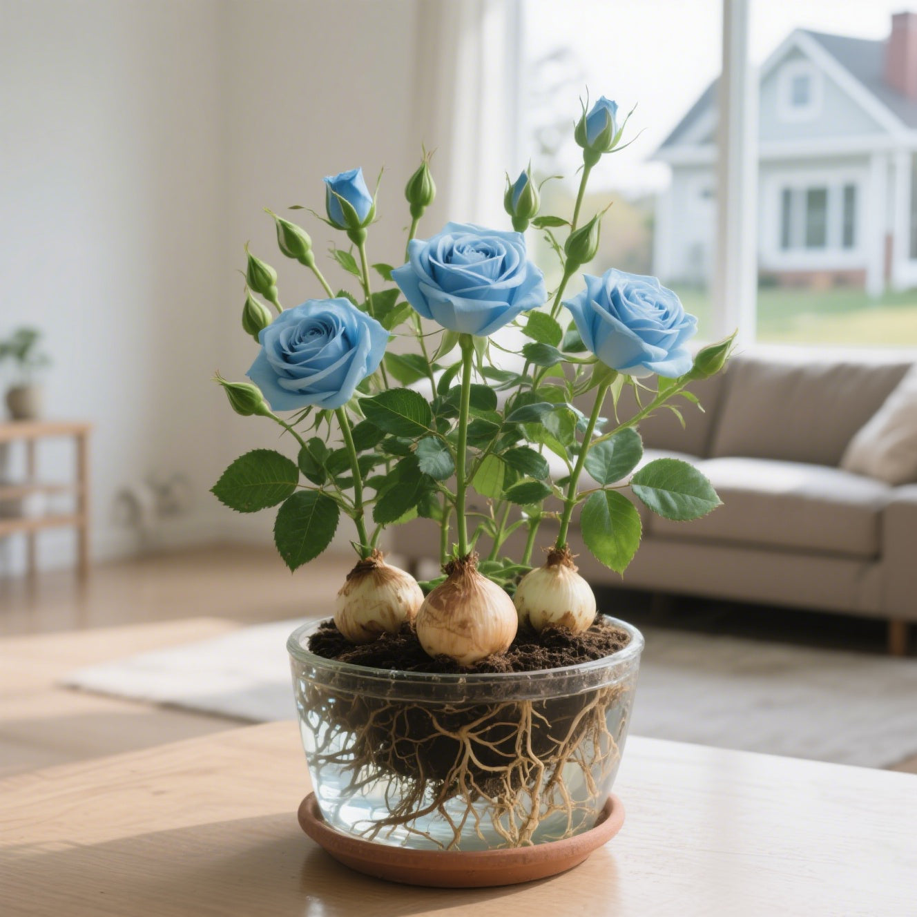 ✨Hidroponikus rózsahagymák – kellemesen illatosak ✨Vízben vagy földben termeszthető
