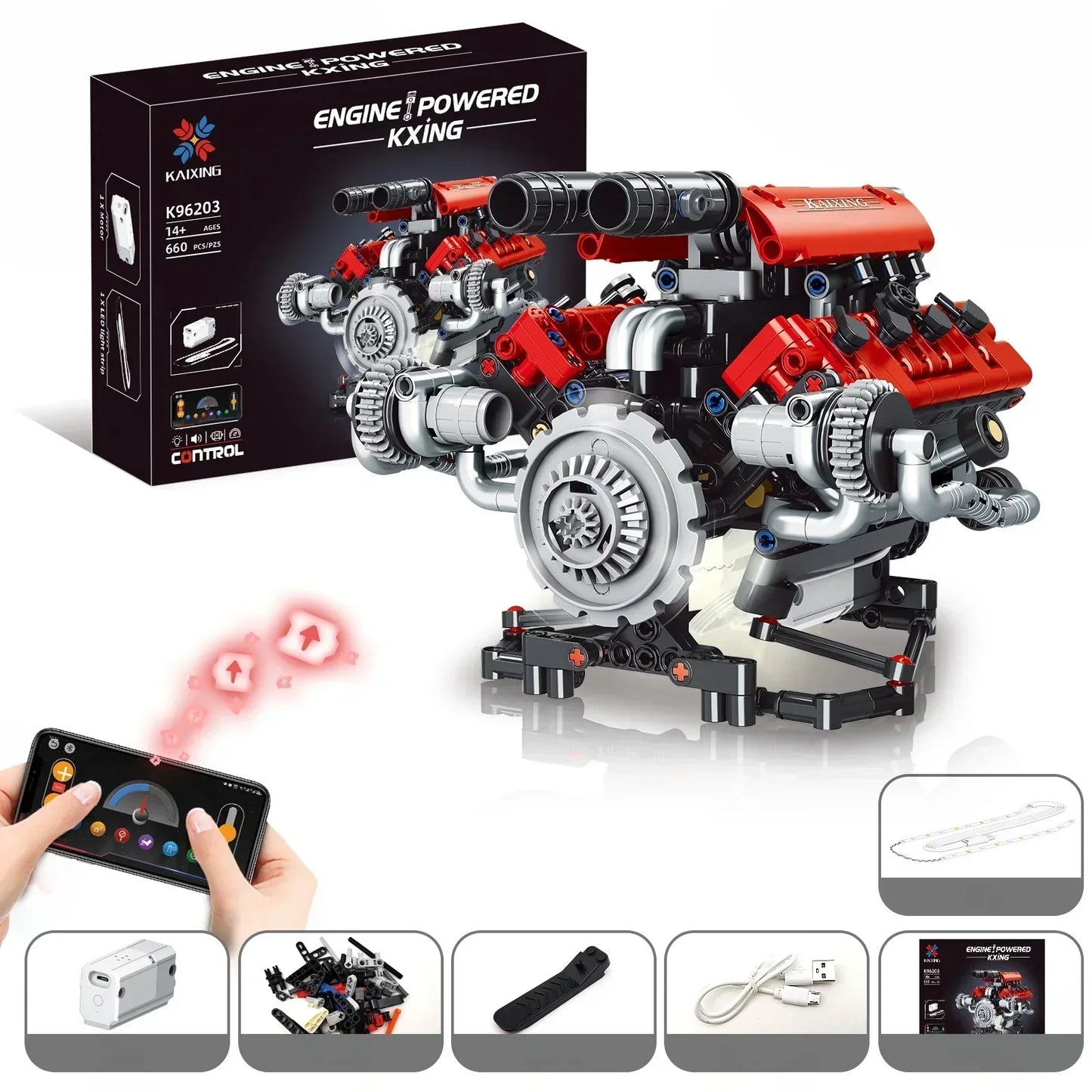 🔥 Dübörgő V8-as motor!