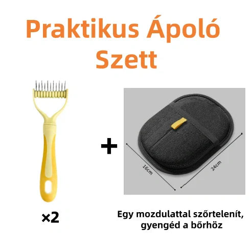 🐾 Kétoldalas állatfésű – gyors és hatékony! ✨