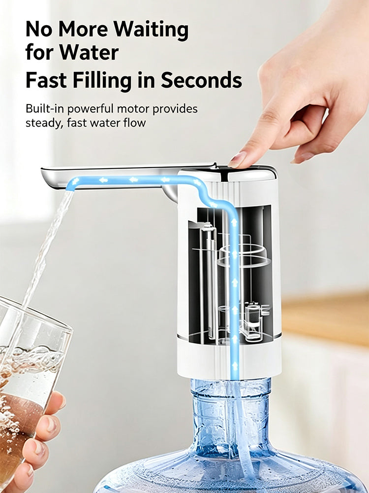 💧Automatikus vízpumpa vödrökhöz; összecsukható.