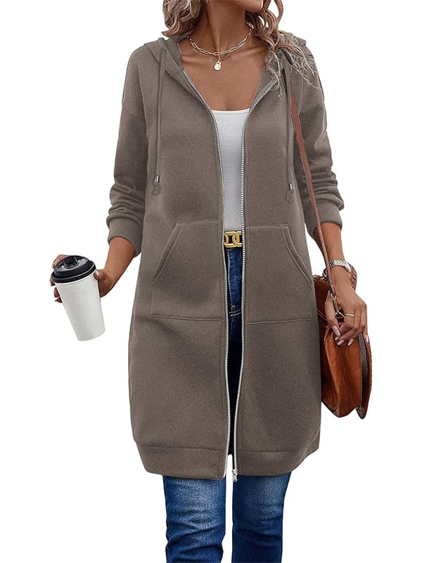 🥳Őszi Új Érkezések Akció 49% Kedvezmény🔥Női alkalmi cipzáras pulóver – Kényelmes őszi viselet✨