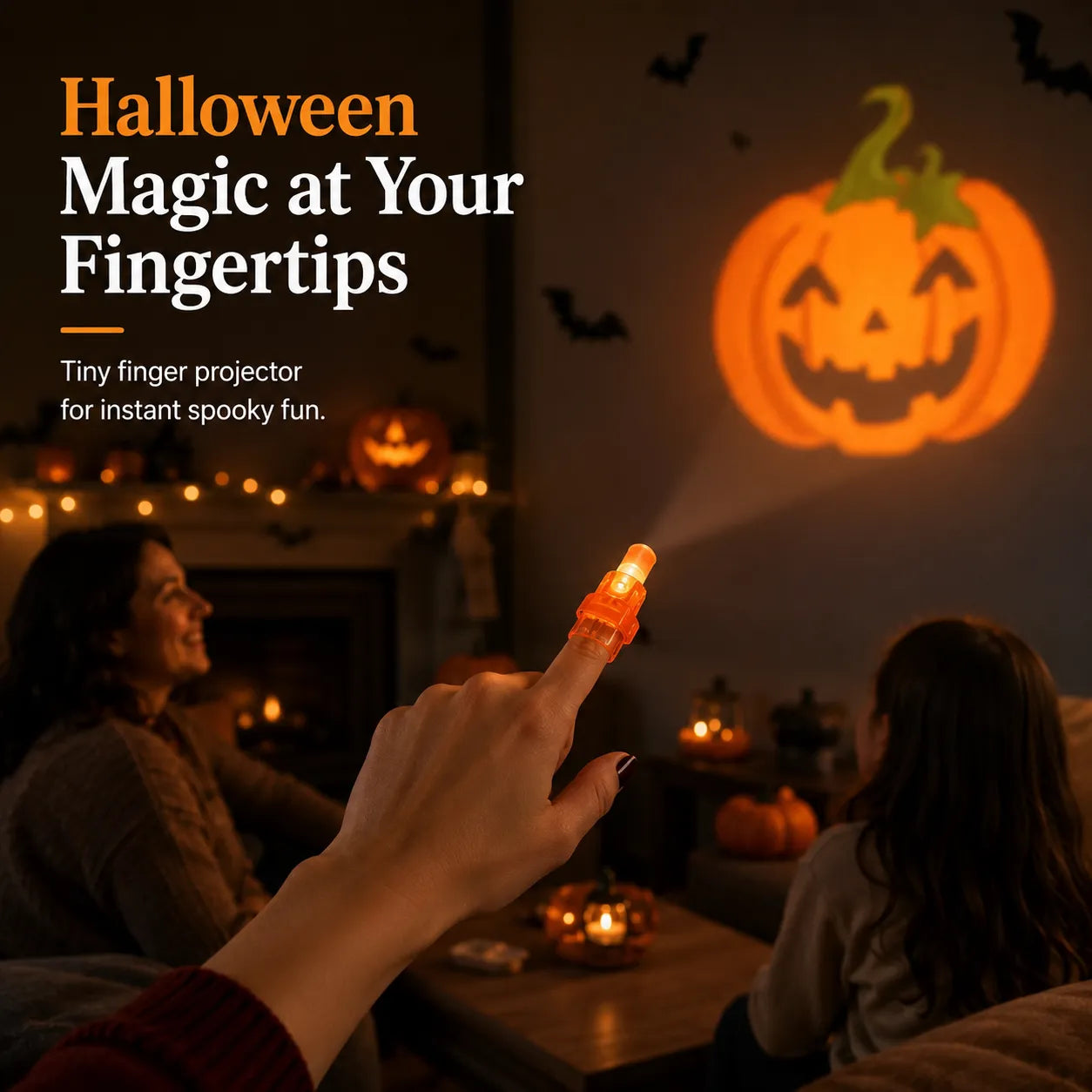 🎃36 db-os Halloween ujjfény-projektor - Mini mintaprojektor