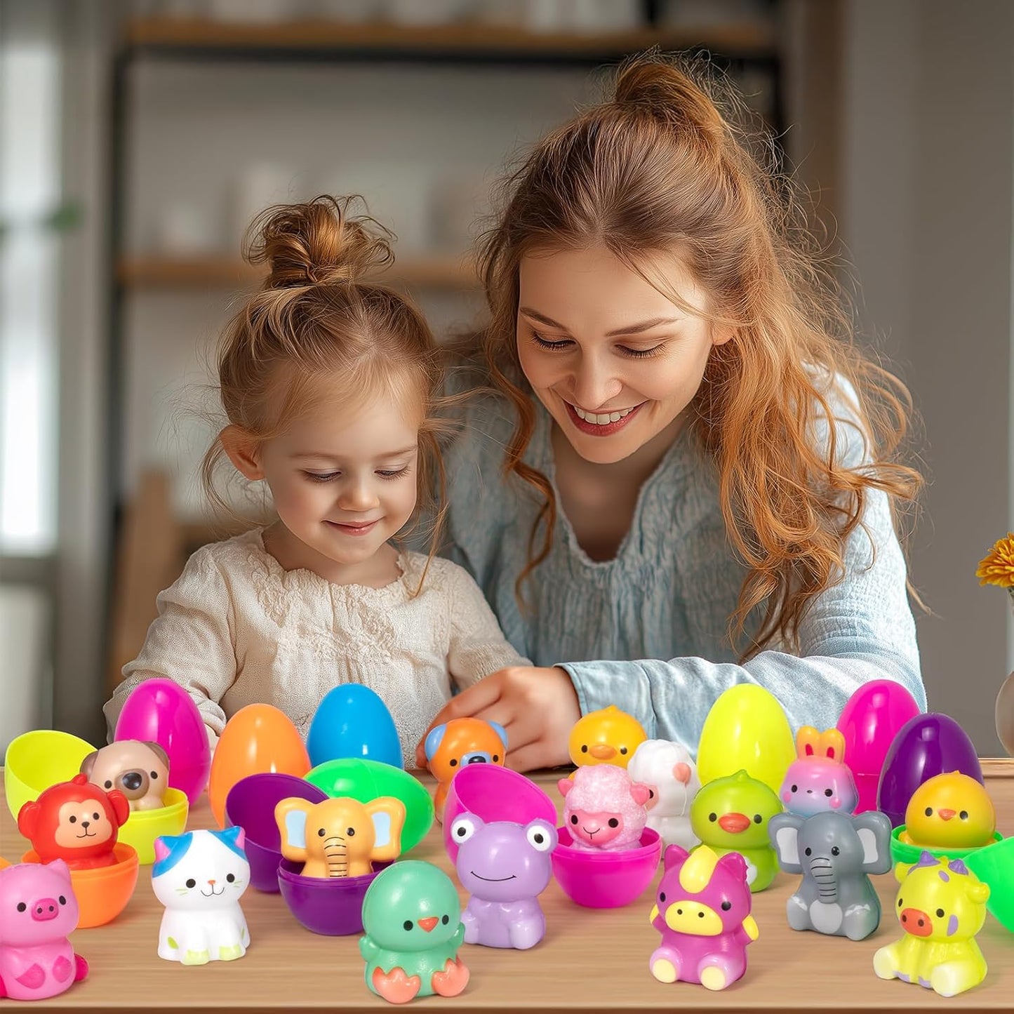 🎁12/24 DB Húsvéti tojás előretöltött, lassan kelő squishy játékok