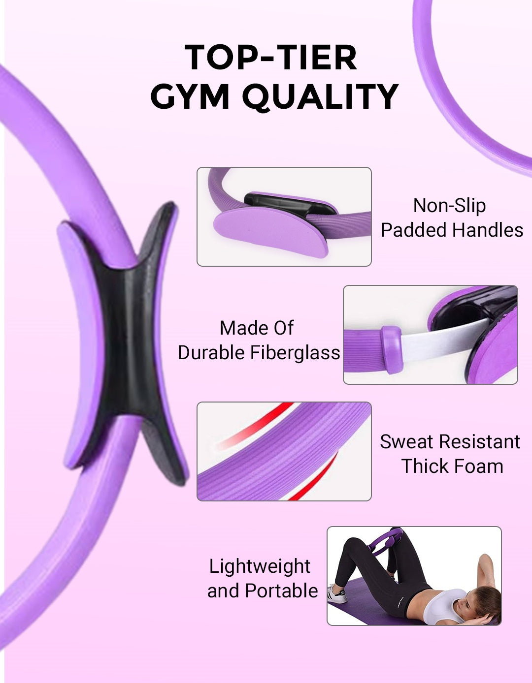 Pilates kerék fitneszfelszerelés