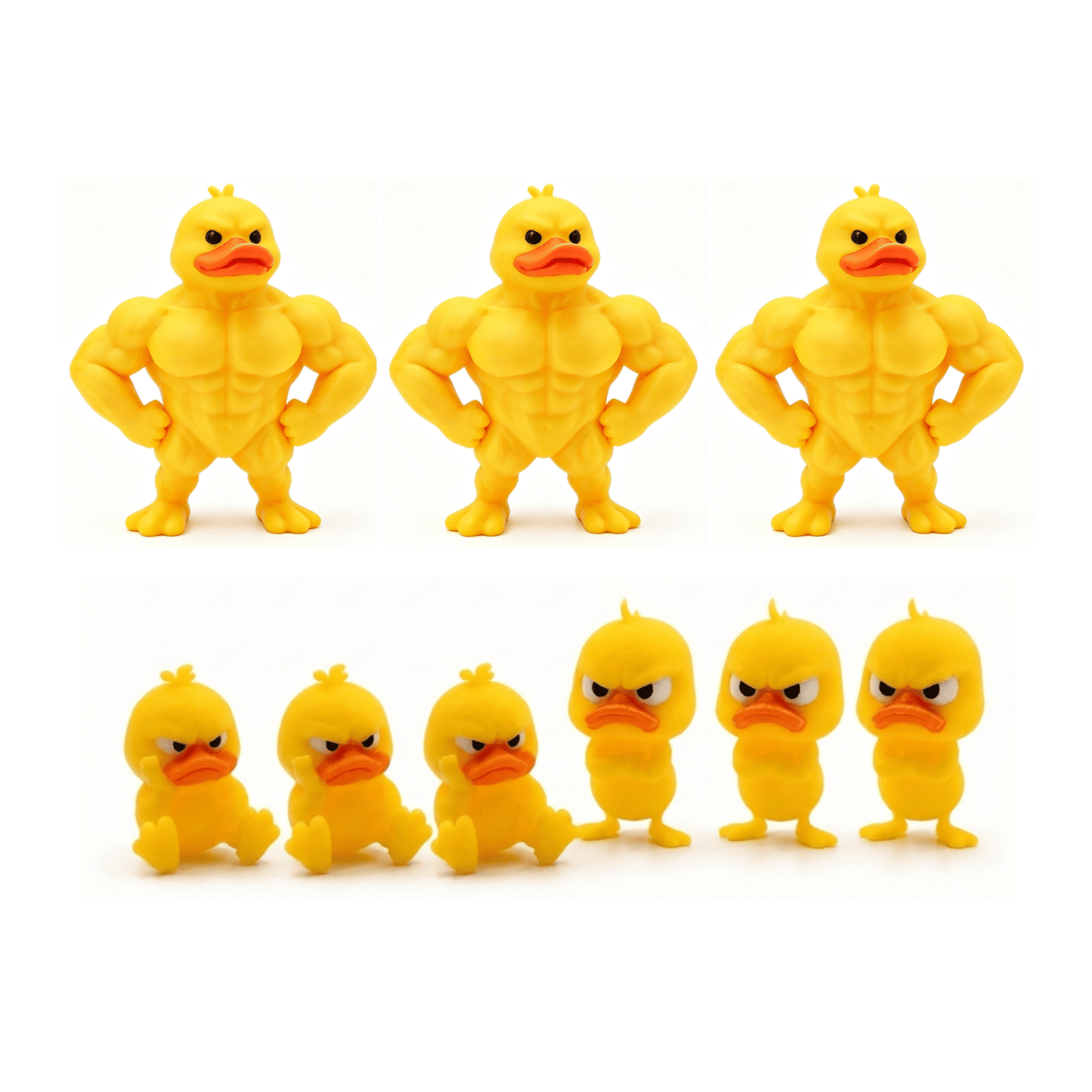 😠 Angry Duck asztali figura – Dobj fel egy vagányságot az asztalodra! 🐥