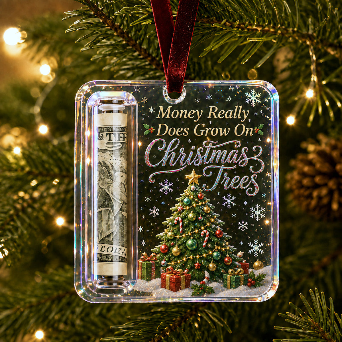 🔥UTÓS NAP 50% KEDVEZMÉNY - 🎄Karácsonyi pénzdíszek - Érezd úgy a készpénzt, mint egy igazi karácsonyi ajándékot💵