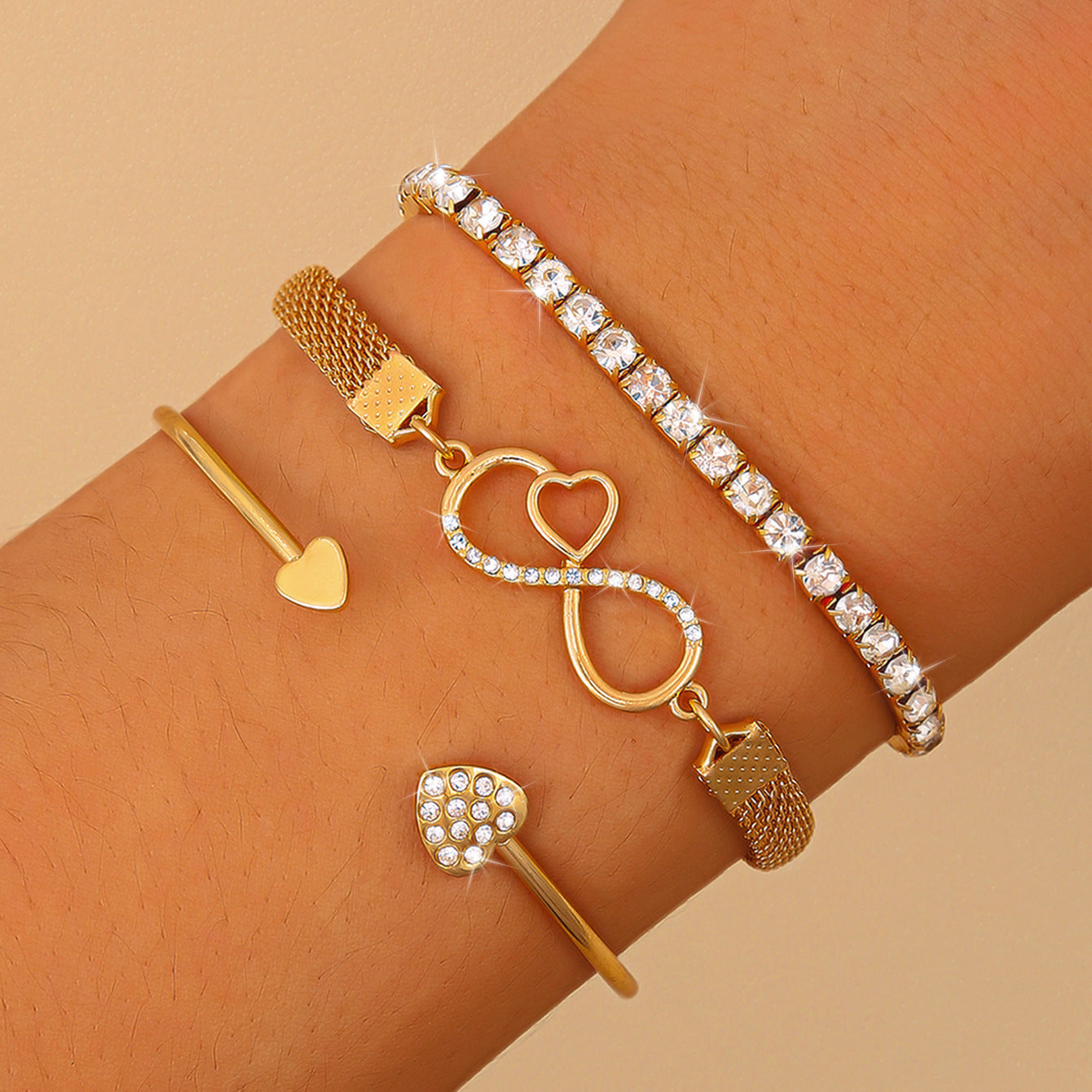 Háromrészes bohém karkötő szett