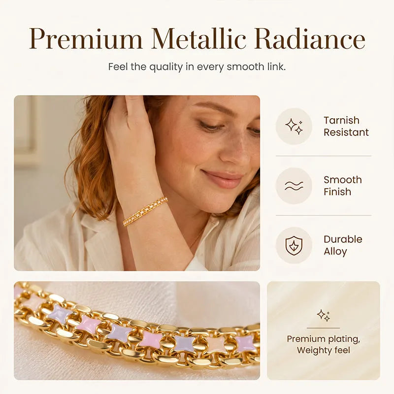 Női láncos arany karkötő