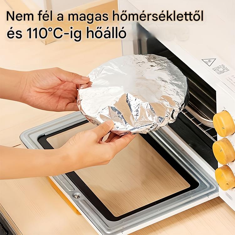 🏠Alumínium hőtartó ételtakaró 🍽️🛡️ Melegen tartja az ételeket, véd a rovarok és a por ellen.