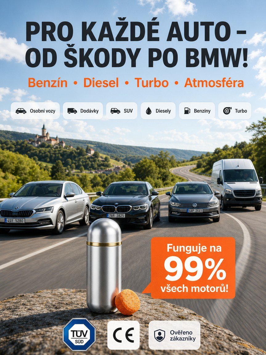 【O 100 kilometrů více na jednu nádrž!】Multifunkční přísada do paliva