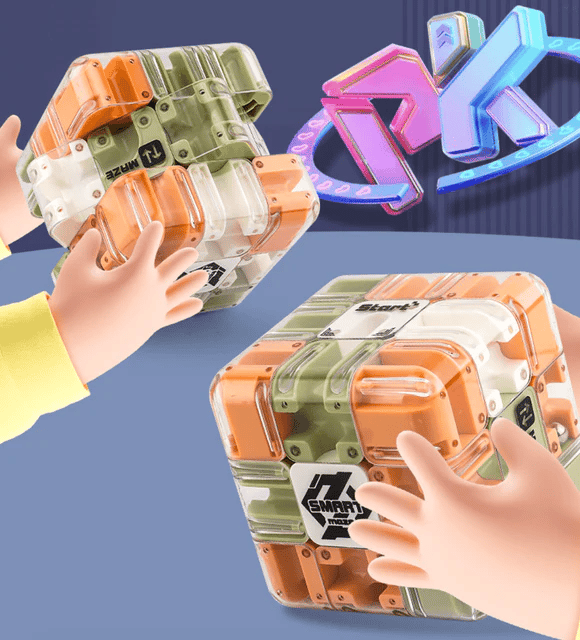 Nagy labirintus 3D kirakós labirintus kocka 🧩✨ – Lenyűgöző agytorna játék gyerekeknek és felnőtteknek 🧠