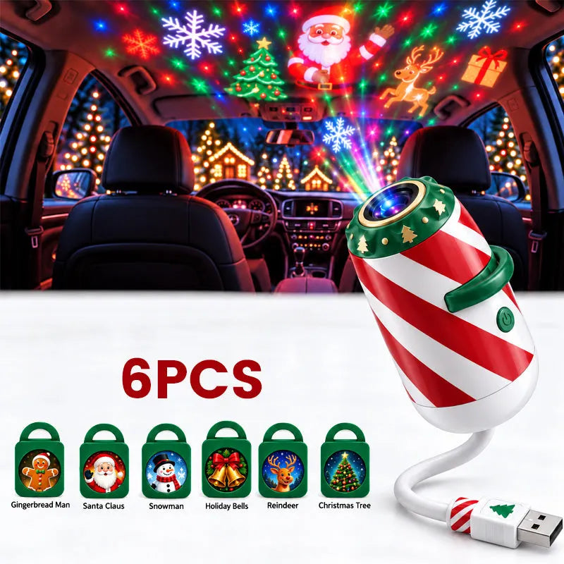 Merry Ride Christmas Car Projector Light