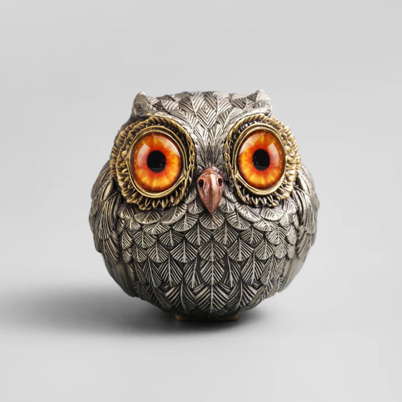 🦉Reális szerencsés bagoly őrzőfigura