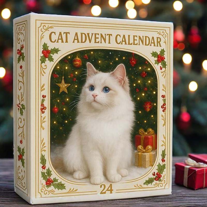 【🎁Karácsonyi ajánlat🎄】Adventi naptár macskabarátoknak 2025