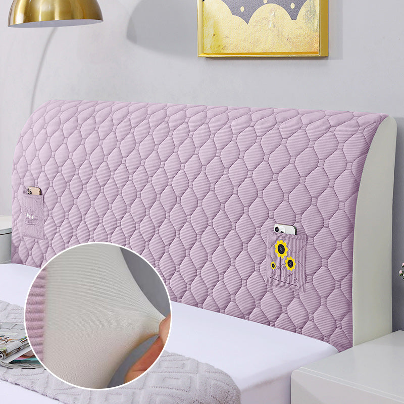 💥 Rugalmas, kárpitozott fejtámla huzat🛏️