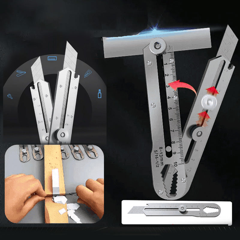 Többcélú univerzális kés behúzható, letörhető pengével