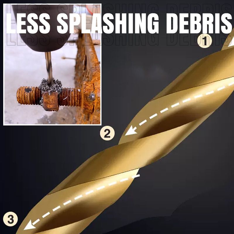 Titánbevonatú fúrófej készlet (20/25/150/99 darabos)