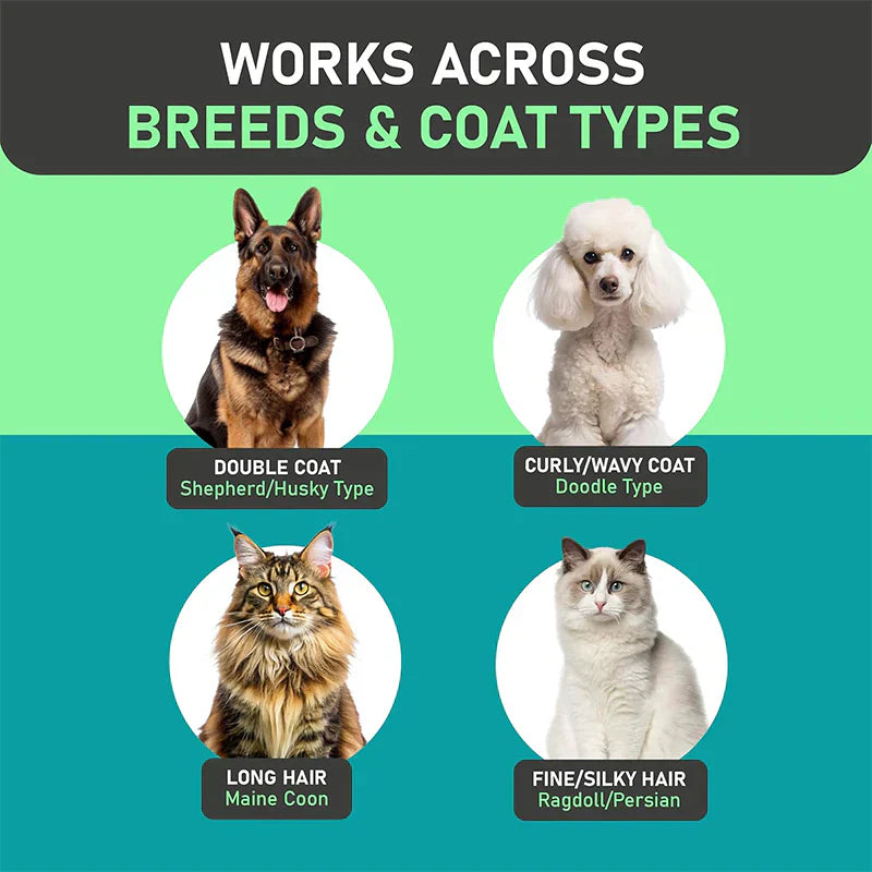 😺🐶1+1 ingyen🧹 Kétoldalas fésű macskáknak és kutyáknak egyaránt🐾