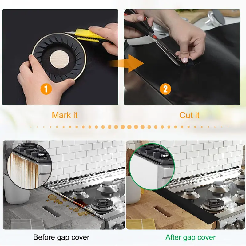 🔥🍳Újrafelhasználható védőburkolatok gáztűzhelyek égőihez