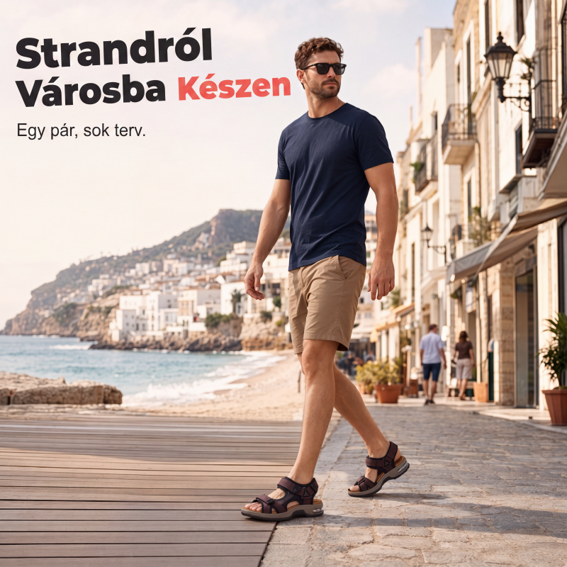👟✨ Férfi légpárnás sport szandálok (EU 38-47) ☁️