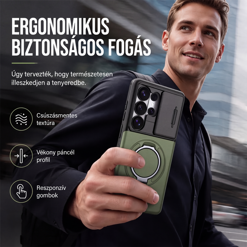 🛡️ Telefon tok kártyatartóval – Ütésálló, rejtett zseb, tökéletes védelem 📦