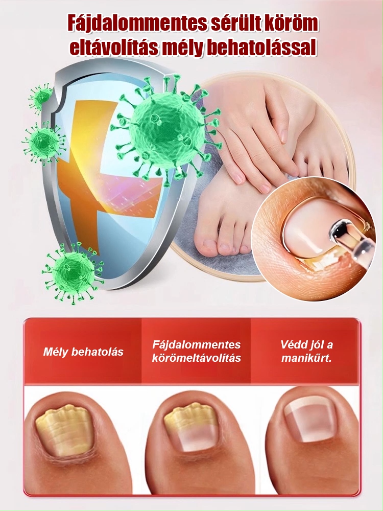 Hidratáló és ápoló körömkeményítő körömápoló csepp